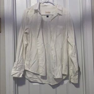 White button down